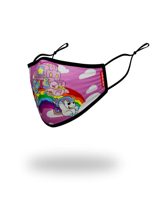 Sprayground KIDS FORM FITTING MASK: RAINBOW BOUNCE