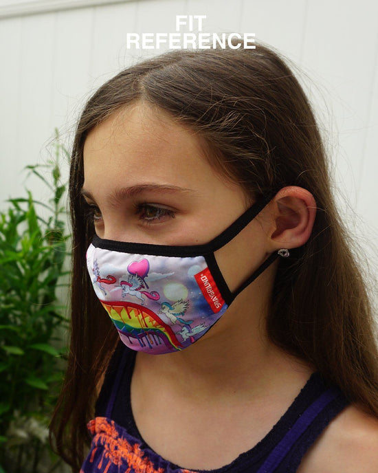 Sprayground KIDS FORM FITTING MASK: RAINBOW BOUNCE