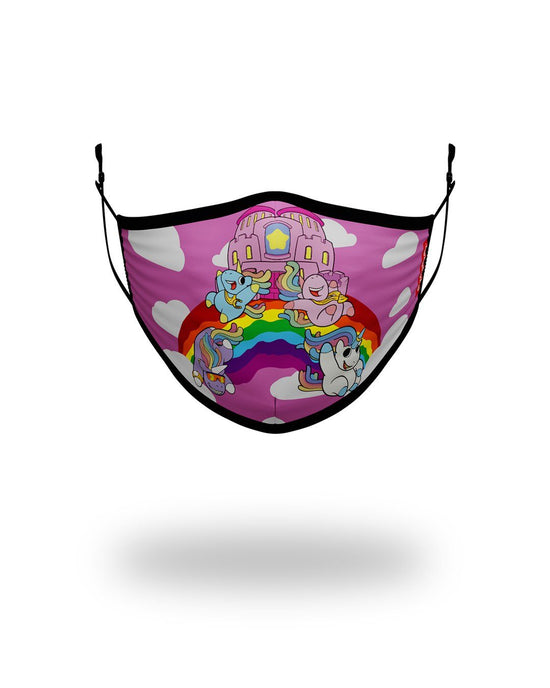 sprayground KIDS FORM FITTING MASK: RAINBOW BOUNCE