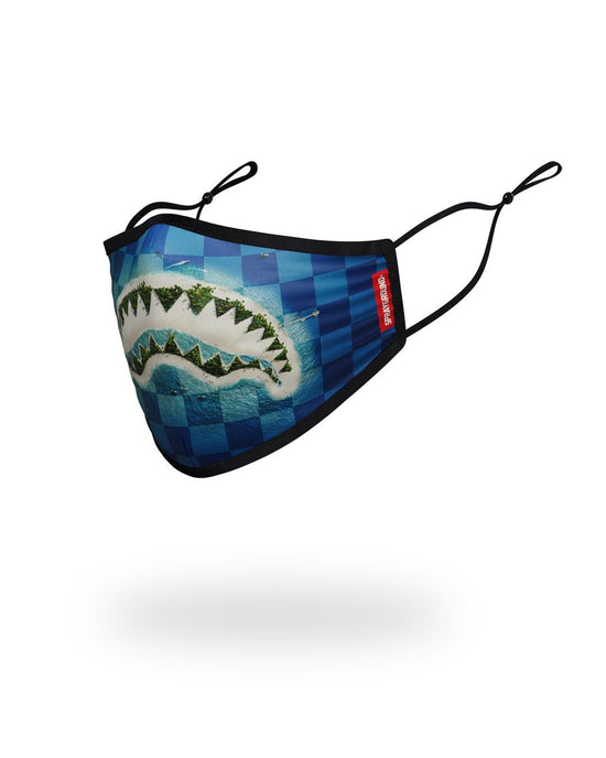 Sprayground KIDS FORM FITTING MASK: SHARK ISLAND