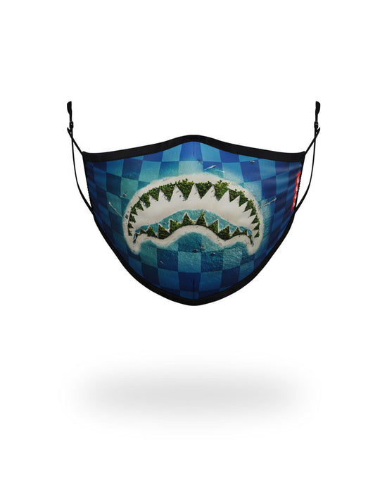 sprayground KIDS FORM FITTING MASK: SHARK ISLAND