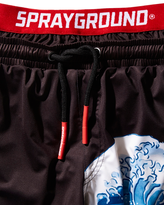 Sprayground KIDS JAPAN WAVE SWIM TRUNKS (BLACK)