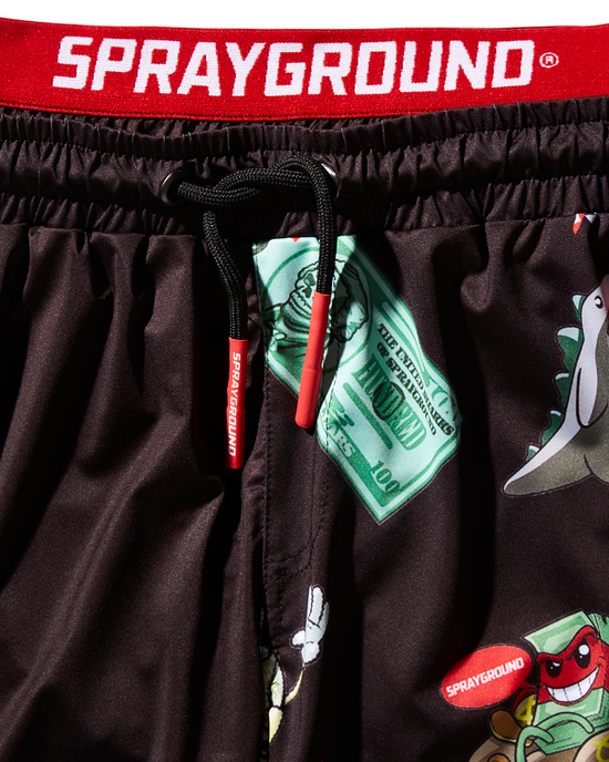 Sprayground KIDS PATCH ALL-IN SWIM TRUNKS (BLACK)