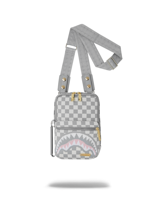 sprayground KNIT SHARKS IN PARIS IN CREAM OG SLING