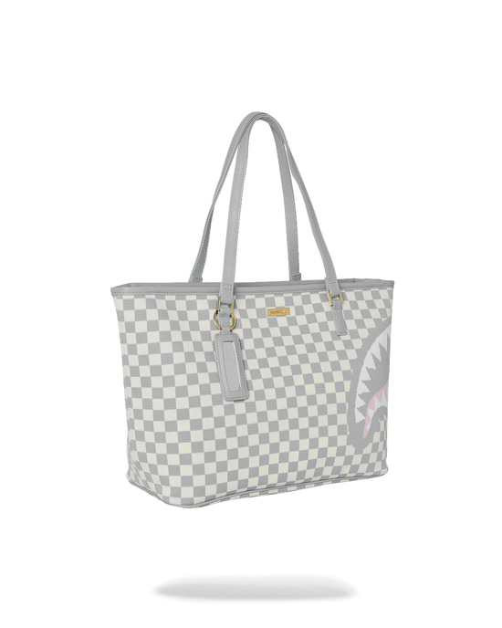 Sprayground KNIT SHARKS IN PARIS IN CREAM TOTE