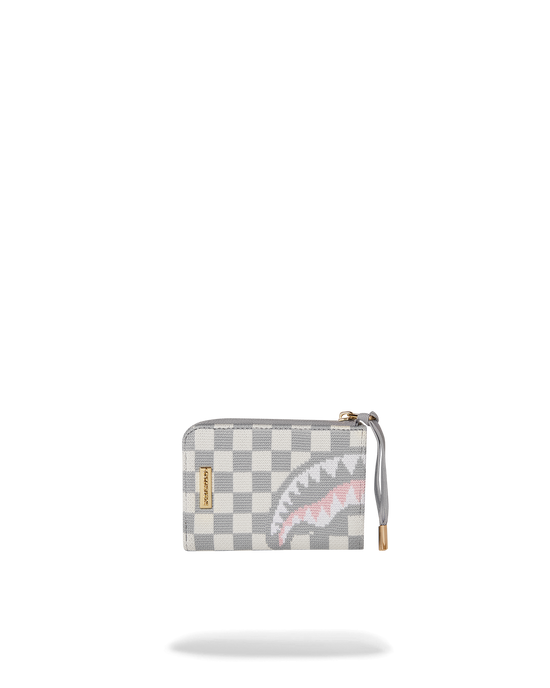sprayground KNIT SHARKS IN PARIS IN CREAM WALLET