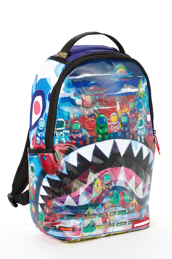 sprayground LENTICULAR LAND OF ASTRO SHARKS