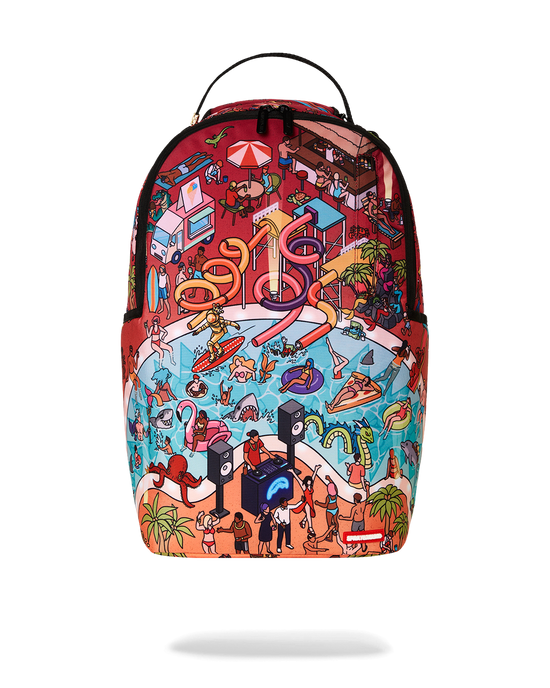 sprayground LIFE OF THE PARTY DLXR BACKPACK