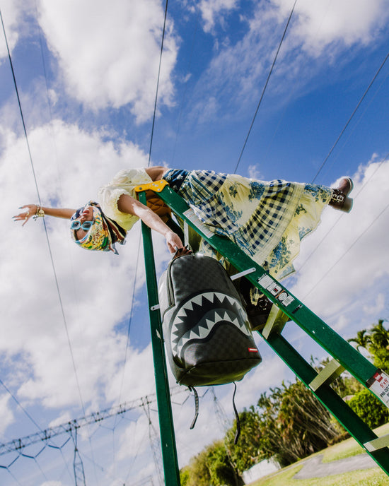 Sprayground LIGHTS OUT SHARKS IN PARIS BACKPACK