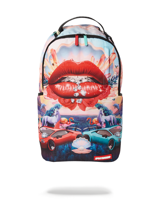 sprayground LIPS AND FAMOUS BACKPACK