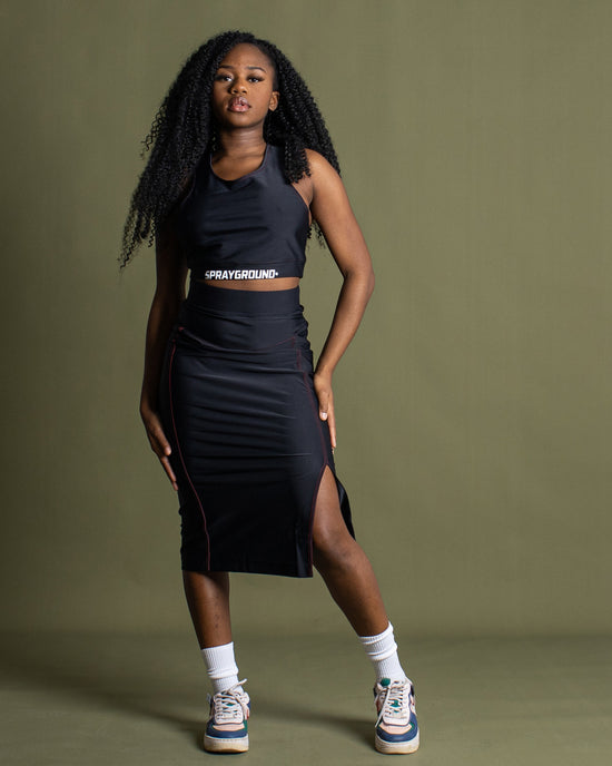 Sprayground LONGUETTE SKIRT (BLACK)