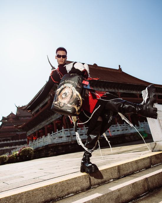 Sprayground MGM OPENER SHARK LION COLLAB BACKPACK