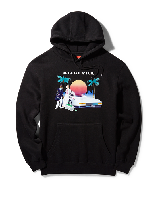 sprayground MIAMI VICE HOODY (BLACK)