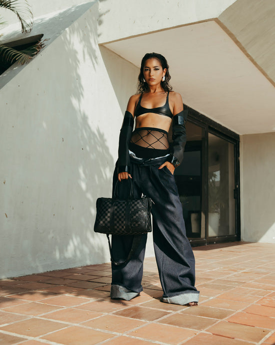 Sprayground MIDNIGHT CHATEAU MINI PYRAMID DUFFLE