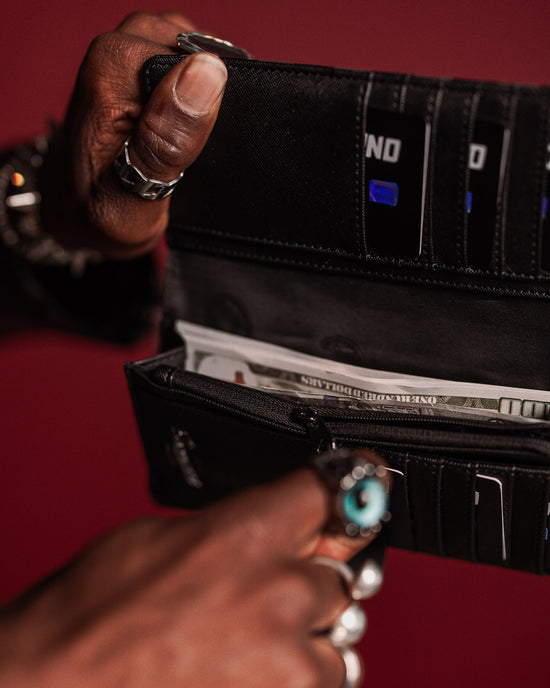 Sprayground MIDNIGHT CHATEAU SINGLE-FOLD WALLET