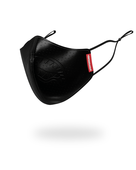 Sprayground MIDNIGHT SHARK VEGAN LEATHER FACEMASK