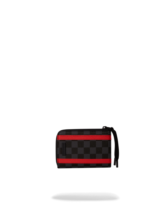 sprayground MONACO SHARK CLUB ZIP-OUT WALLET