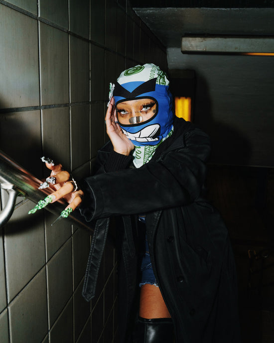 Sprayground MONEY BOY SKI MASK (BLUE)