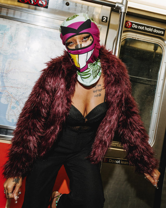 Sprayground MONEY BOY SKI MASK (PURPLE)