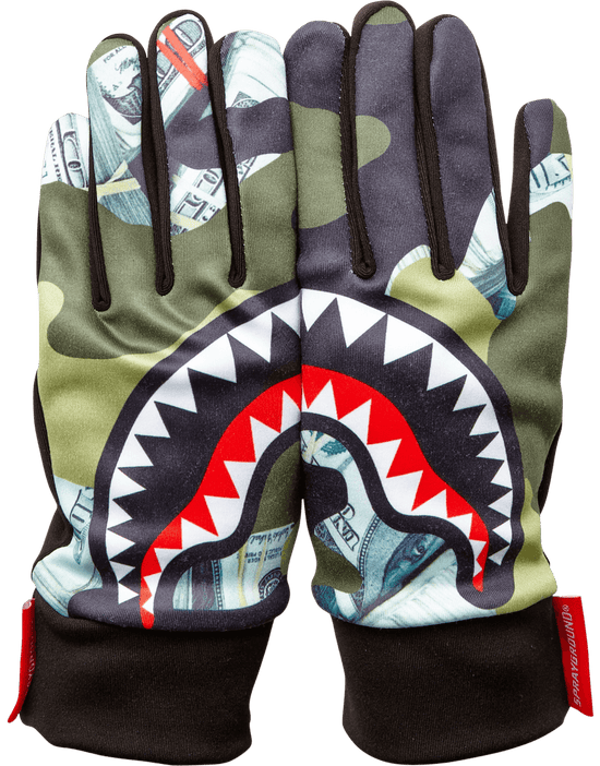 sprayground MONEY CAMO GLOVES