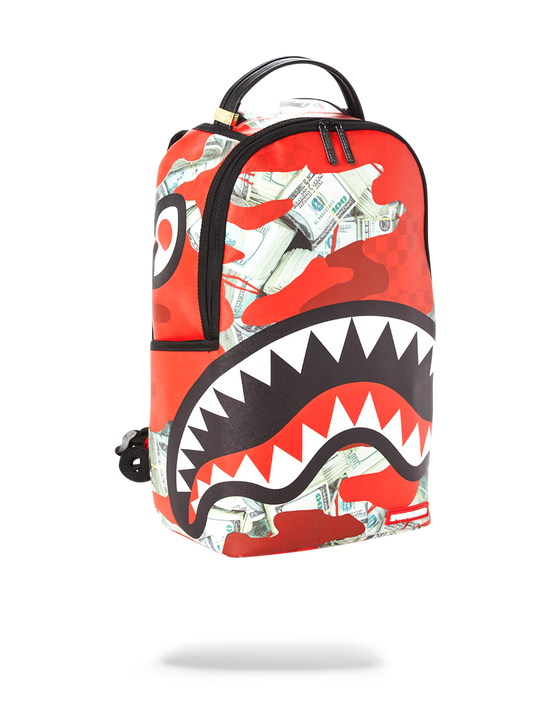 Sprayground MONEY CAMO (RED) BACKPACK