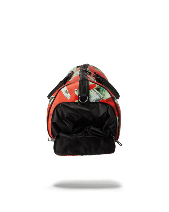 Sprayground MONEY CAMO (RED) DUFFLE