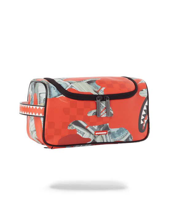 Sprayground MONEY CAMO (RED) TOILETRY BAG