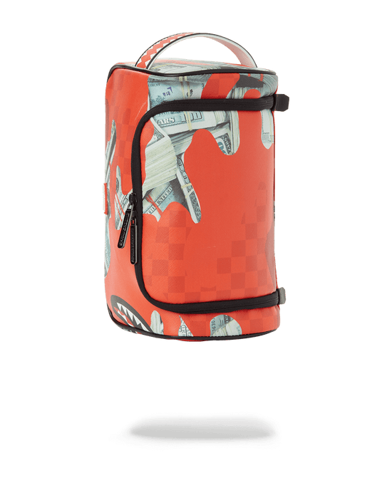 Sprayground MONEY CAMO (RED) TOILETRY BAG