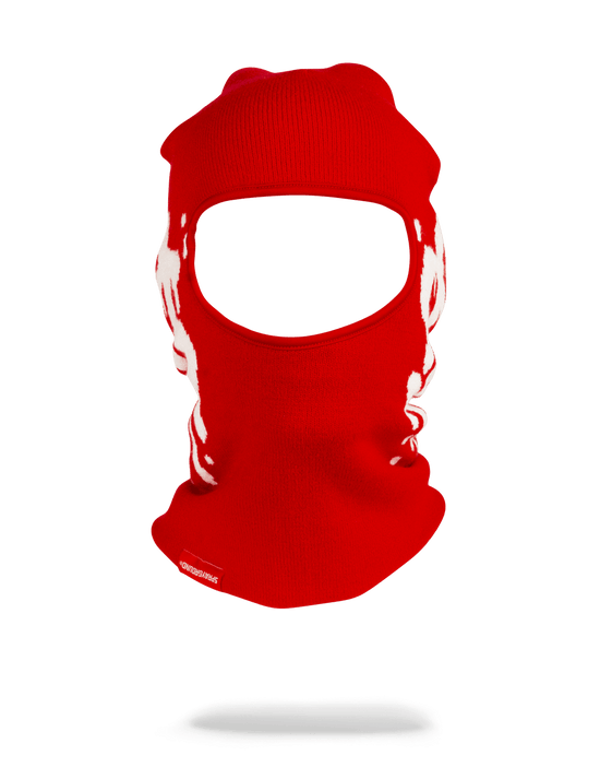Sprayground MONEY DRIP SKI MASK (RED)