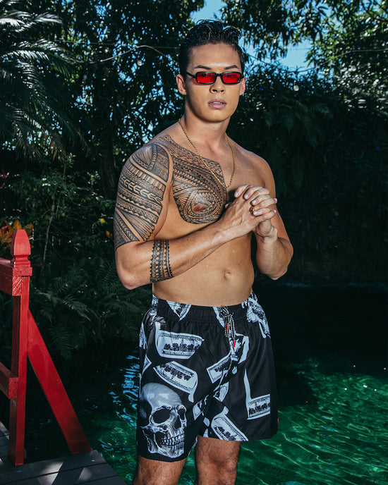 Sprayground MONEY NIGHT SHOTO SWIM TRUNKS