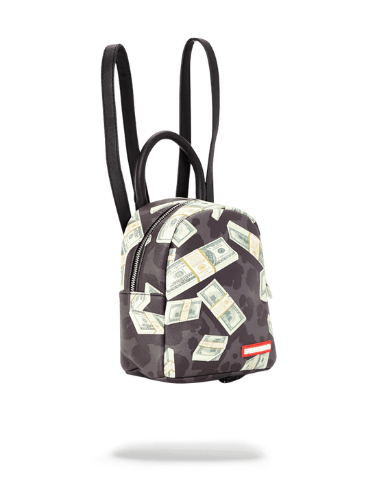 Sprayground MONEY ON BLACK LEOPARD PRINT MINI