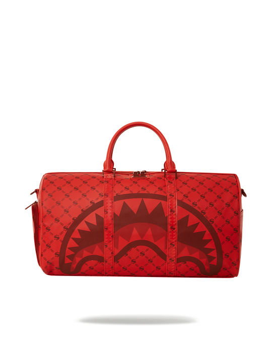 sprayground MONEY PATTERN BRICK DUFFLE