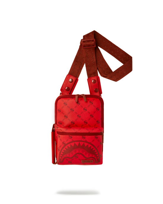 sprayground MONEY PATTERN BRICK SLING