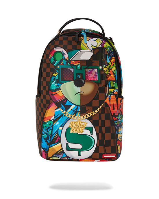 sprayground MONEYBEAR DON'T CARE DLXSV BACKPACK