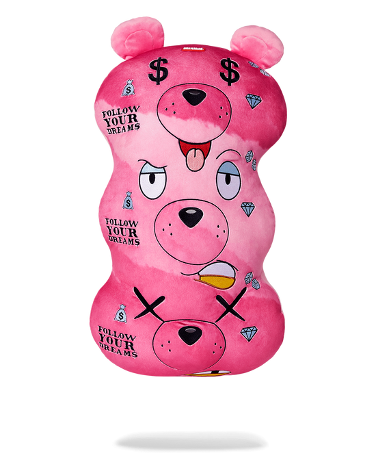 sprayground MONEYBEAR TRIPLE PINK PLUSH TOY/PILLOW