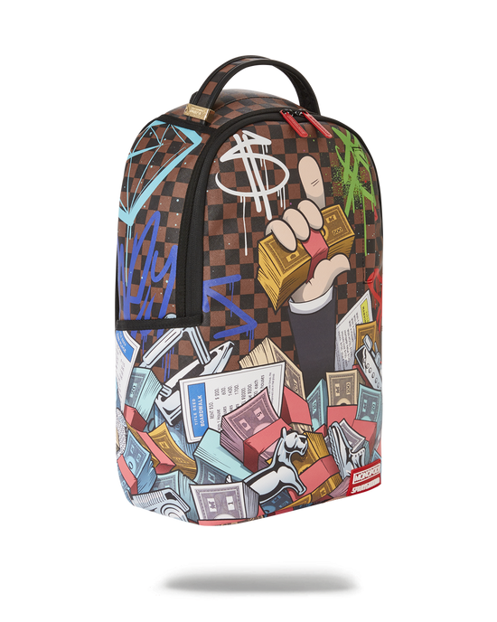 Sprayground MONOPOLY CAN NEVER BE TOO RICH (DLXV)