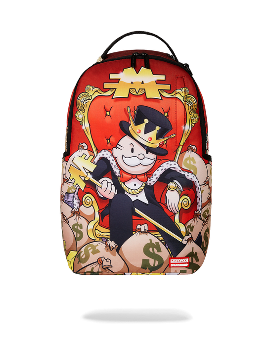 sprayground MONOPOLY GOLD EMPIRE THRONE BACKPACK