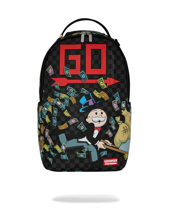 sprayground MONOPOLY WHEEL BARREL BACKPACK