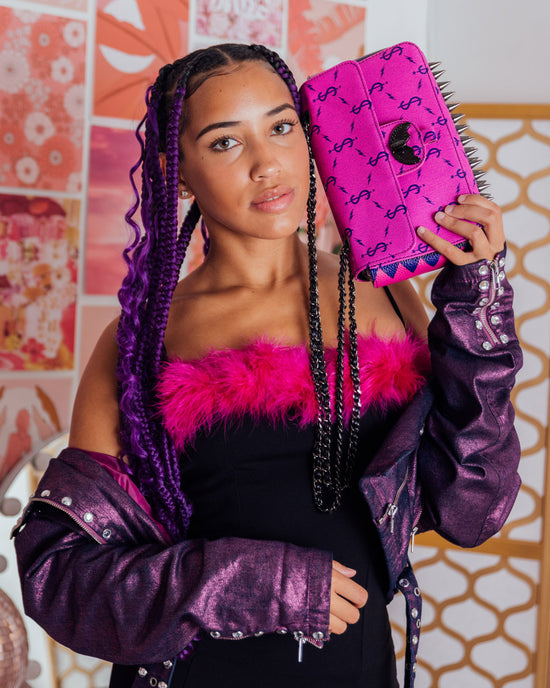 Sprayground $NAPDRAGON GOLD CHAIN SHARK HANDBAG