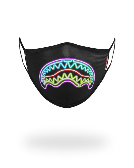 sprayground NEON SHARK FORM-FITTING MASK