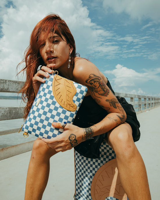 Sprayground NEW SHARK YACHT CLUB CROSSOVER CLUTCH