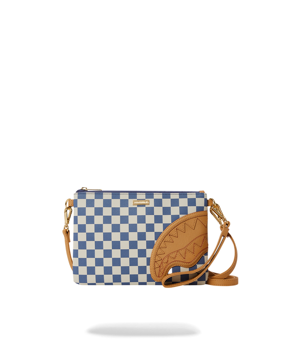 sprayground NEW SHARK YACHT CLUB CROSSOVER CLUTCH