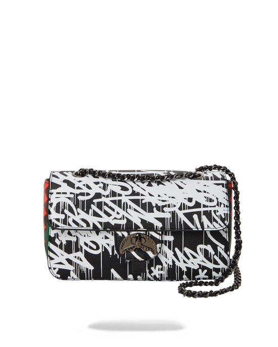 sprayground NIGHT NIGHT SHARKCHAIN HANDBAG