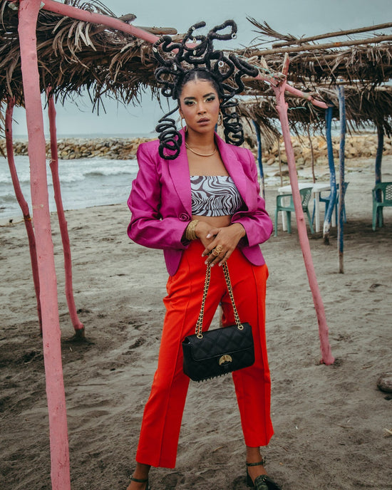 Sprayground NOIR QUILT GOLD CHAIN SHARK HANDBAG