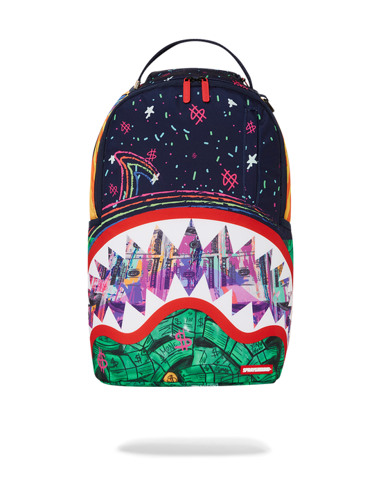 sprayground NOT ON MY LEVEL DLXSR BACKPACK