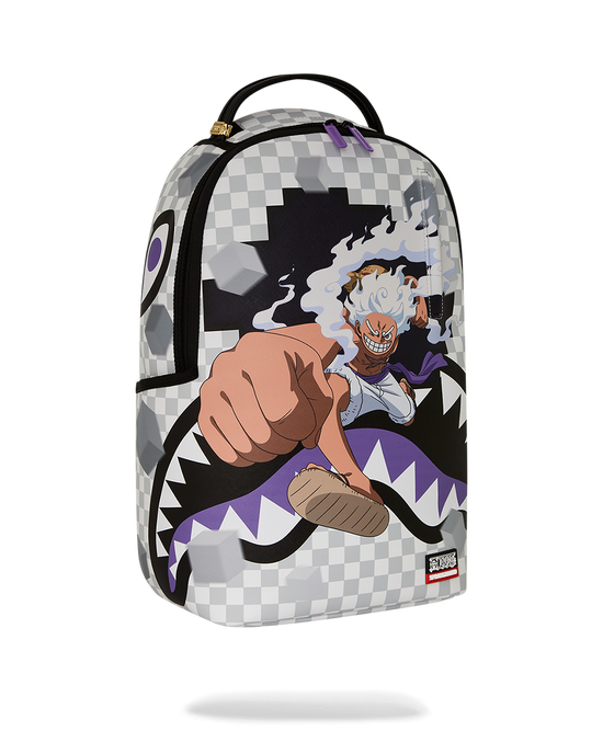 Sprayground ONE PIECE GEAR 5 LUFFY CHECKERED SMASH
