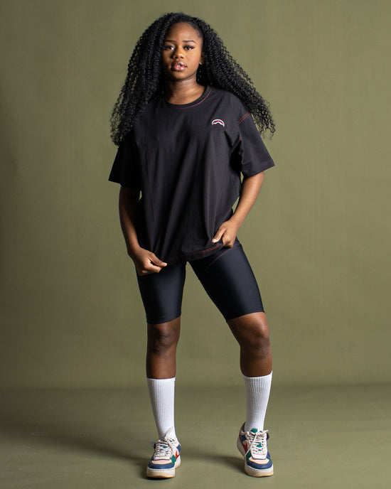 Sprayground OVER SHARK T-SHIRT (BLACK)