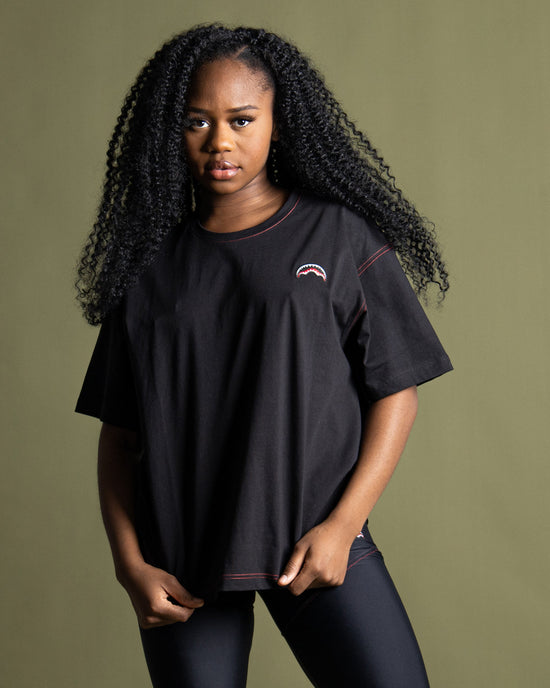 Sprayground OVER SHARK T-SHIRT (BLACK)
