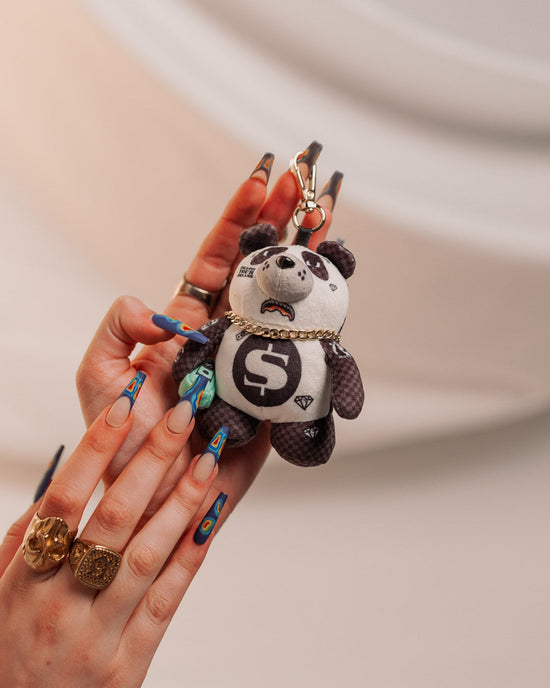 Sprayground PANDA SKI MASK BEAR KEYCHAIN