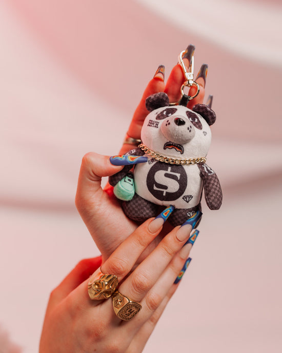 Sprayground PANDA SKI MASK BEAR KEYCHAIN
